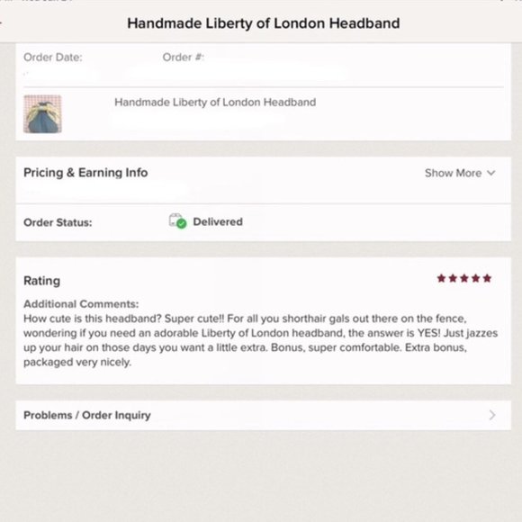 Liberty of London Art Fabric Headband - Picture 11 of 16